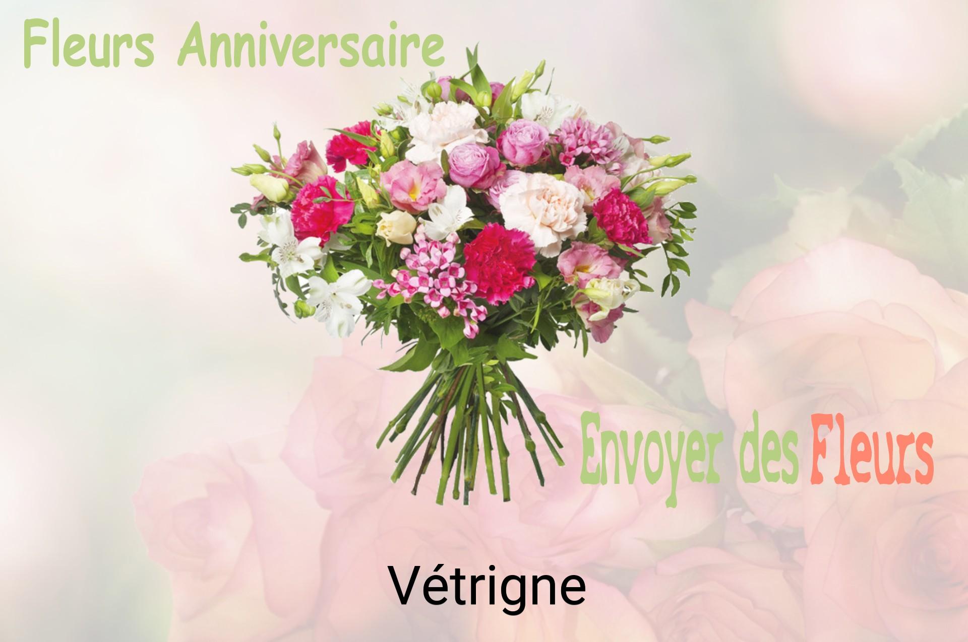 Bouquet de fleurs d’anniversaire livré à Vétrigne
